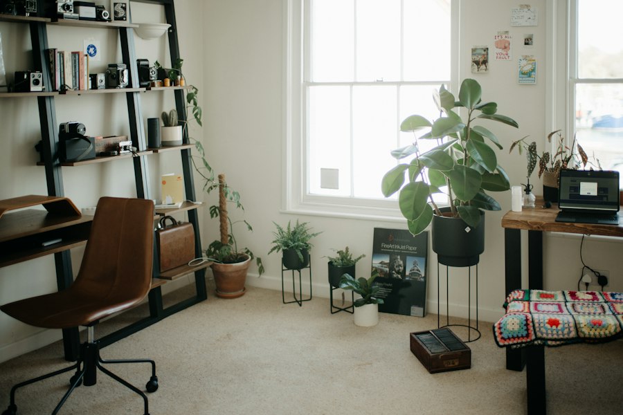 efficient home workspace organization