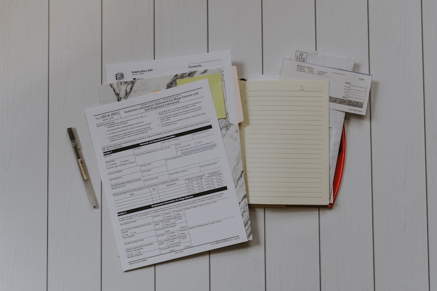Photo organize important documents